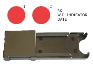 Sample Locked indicator card for washer disinfector (Model: LC-WD)